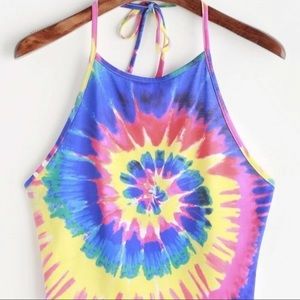 Rainbow Halter Top